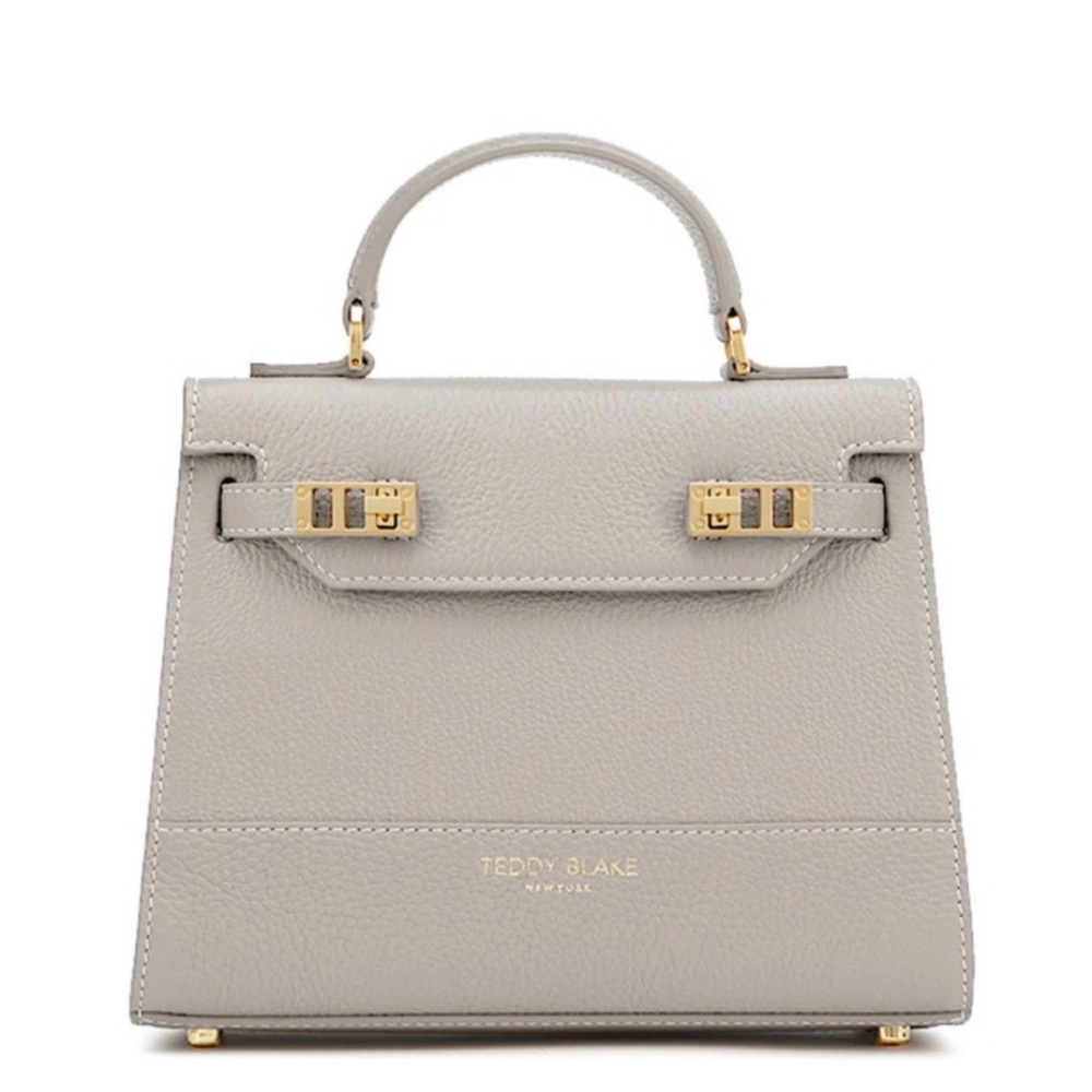 Teddy Blake Kim Stampato 9” Light Grey Handbag